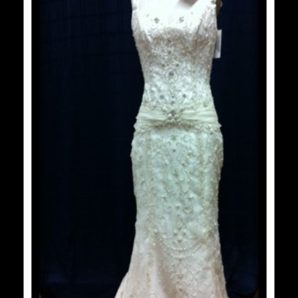 Brand NWT * James Clifford Bridal Gown Size 6 - Picture 4 of 7